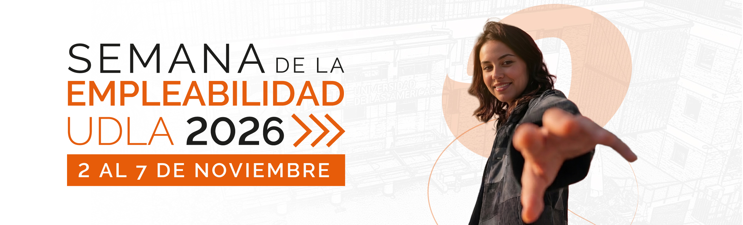 Semana de la empleabilidad UDLA 2026, 2 al 7 de Noviembre